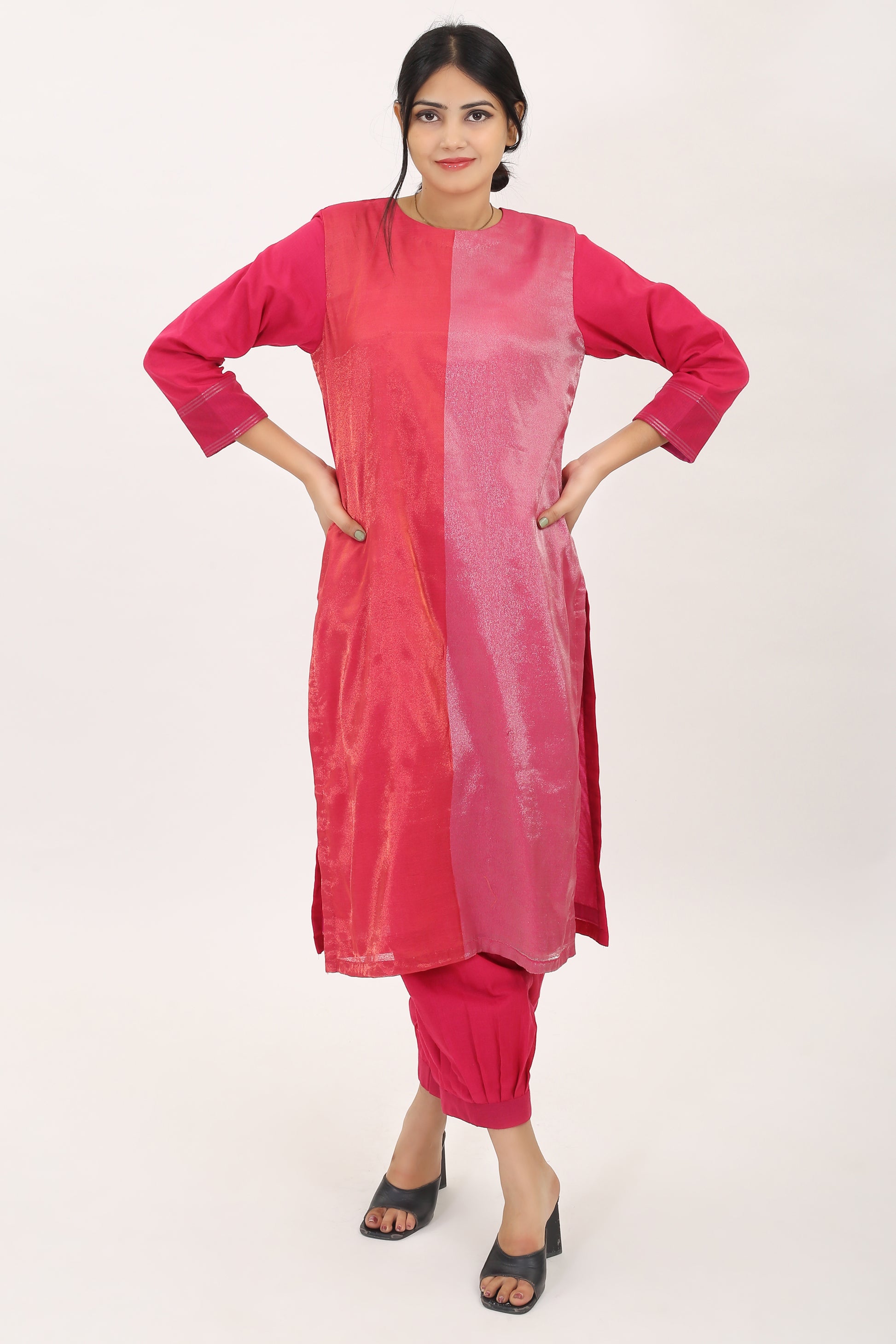 GULAAB: Handwoven cotton zari kurta sets - SIMPLY KITSCH