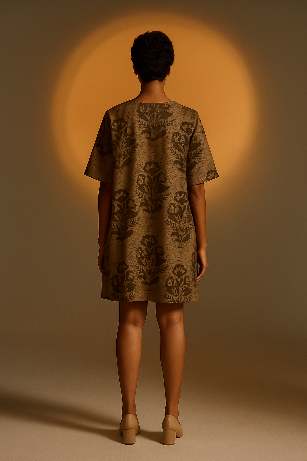 NADIA: Boho Printed Short Dress - SIMPLY KITSCH