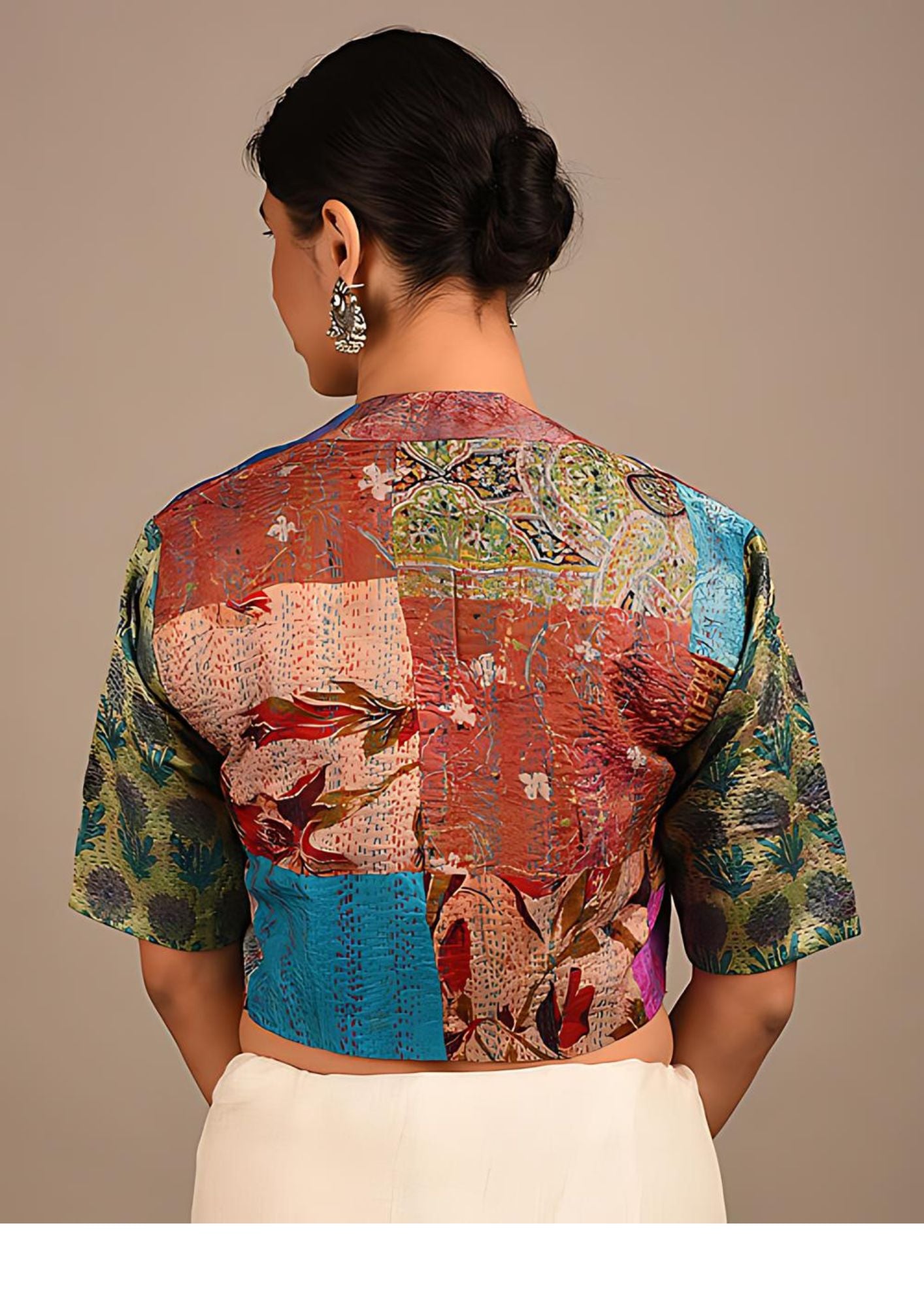 RANG: Vintage silk kantha blouse - SIMPLY KITSCH